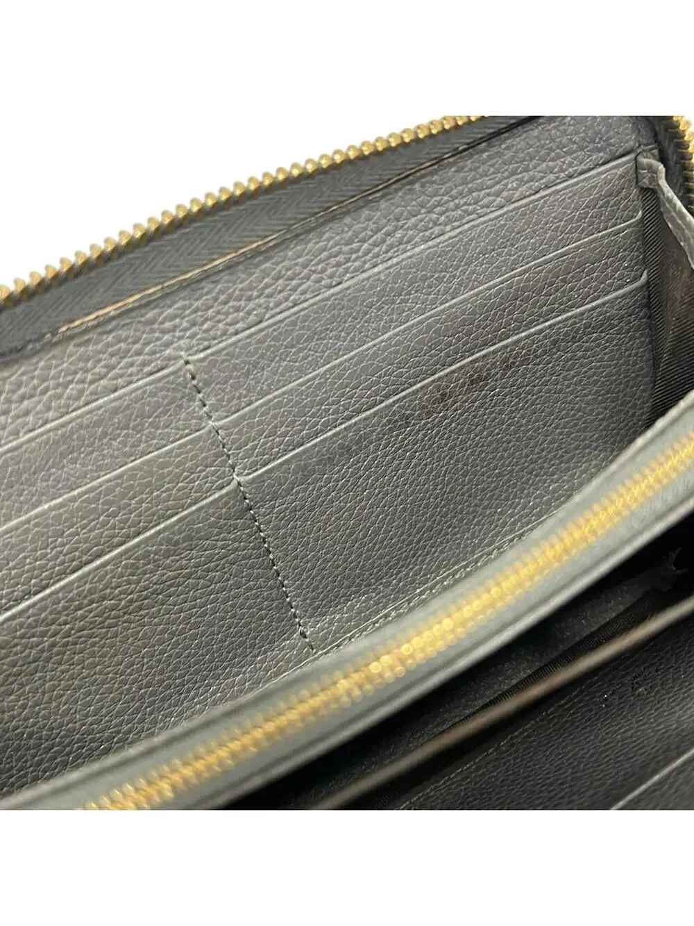 Gucci Zumi Gray Leather Long Wallet #278491G54B